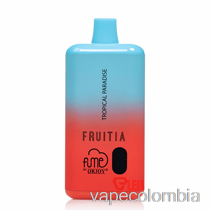 Kit Vape Completo Fruitia X Fume 8000 Desechable Tropical Paradise